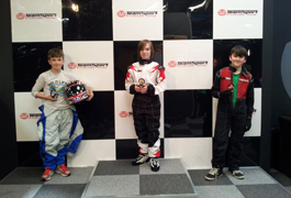 Racing Perfection Kart Academy Brighton Cadet Final Podium - Round 3
